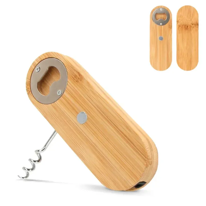 Multifunctional bamboo bottle opener - LT93097 (gadzety reklamowe)